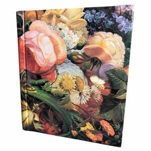 Vintage dark floral photo album memory keeper cling pages scrapbooking journal